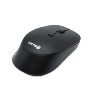 TERRA Mouse 4000 Wireless Silent USB black 6-Tasten Maus, für Rechtshänder